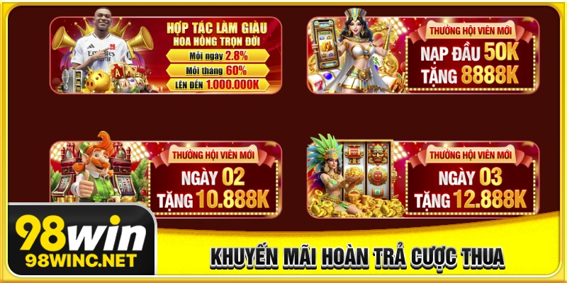 Khuyến mãi hoàn trả cược thua