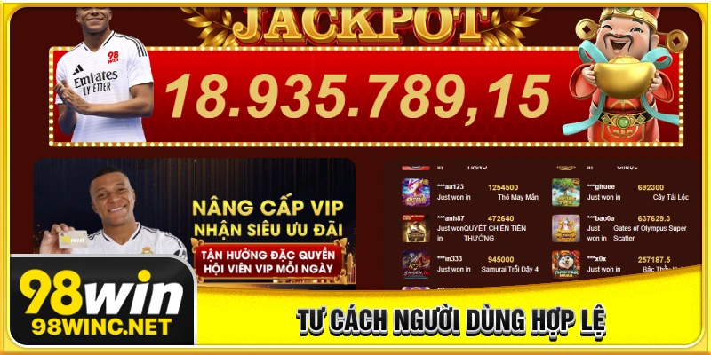 Tư cách người dùng hợp lệ